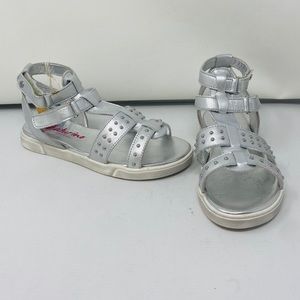 NATURINO**Silver Gladiator Sandals**US 3.5 $105